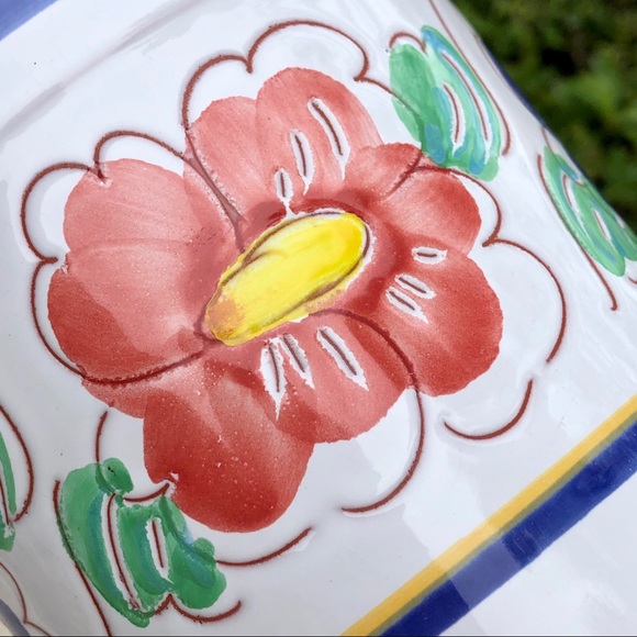 Wine Bottle Cooler Terra Cotta GLAZED w/ Coaster - Picture 3 of 8